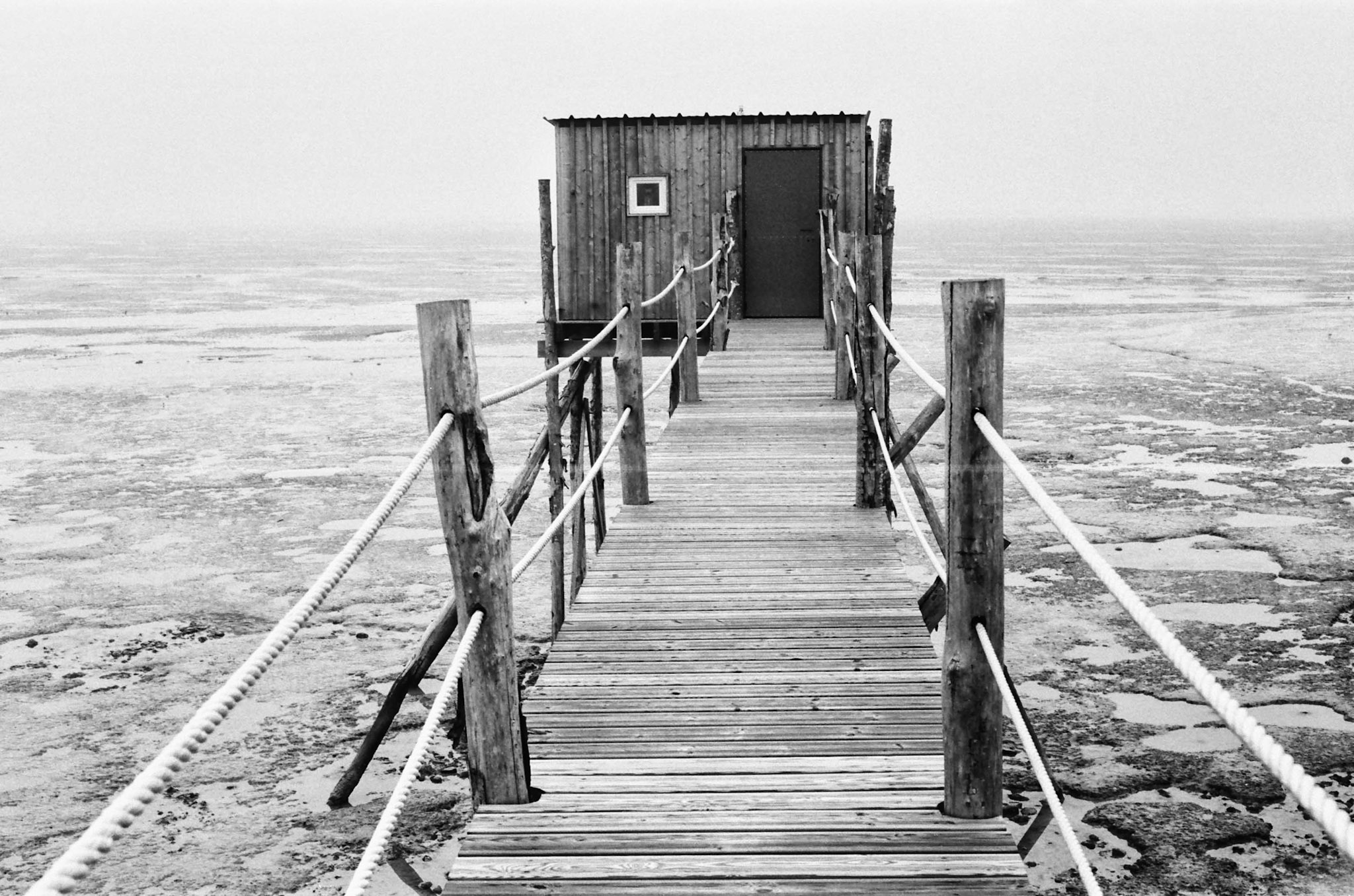 Canon FTB | Baie d’Yves - Anse des Boucholeurs - Marée basse dans la brume
